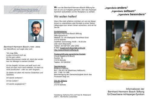 Flyer - Die Bernhard-Hermann-Bosch-Stiftung-für-Erwachsene-mit ...