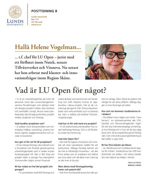 LUM nr 3 | 2013 - Humanekologi Lunds universitet