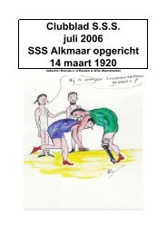 Clubblad SSS juli-2006.pdf - SSS Alkmaar