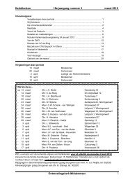 Kerkklanken 18e jaargang nummer 3 maart 2012 Ontmoetingskerk ...