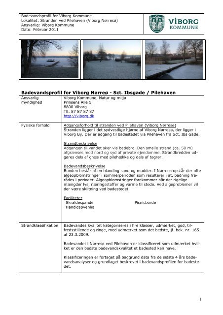 Nørresø, Pilehaven - Viborg Kommune