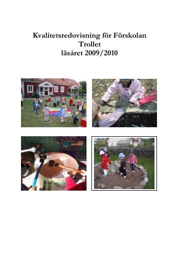 Kvalitetsredovisning läsåret 2009/2010