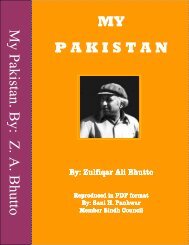 My Pakistan - Bhutto