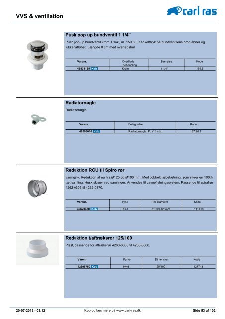 vvs og ventilation - Carl Ras A/S