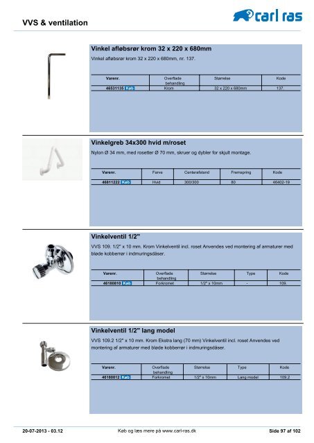 vvs og ventilation - Carl Ras A/S