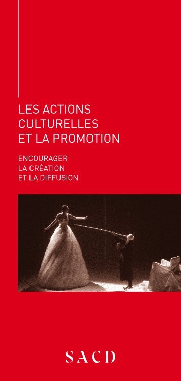 L'action culturelle - SACD