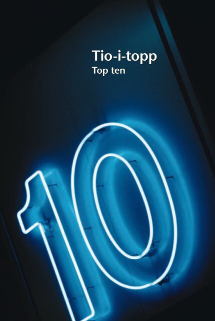 Tio-i-topp (pdf) - Statistiska centralbyrån