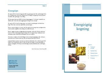 Energirigtig kogning(ENV)