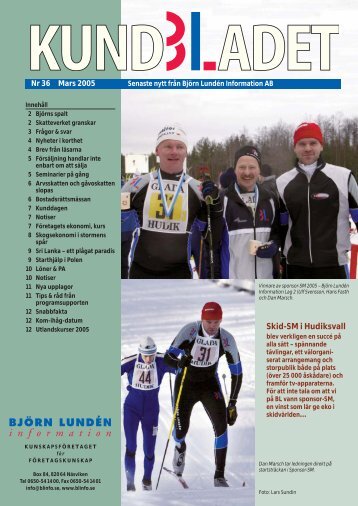 Mars 2005 - Björn Lundén Information AB