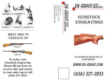 Gunstock Brochure - En-Gravs Laser Engraving LLC