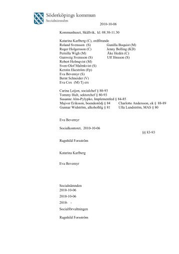 SN 2010-10-06.pdf - Söderköpings kommun