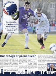 Underdogs er på menuen! - FC København