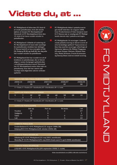 FC NORDSJÆLLAND VS FC MIDTJYLLAND - DBU