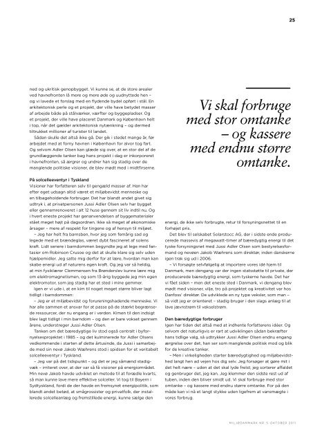 MiljøDanmark nr 5 2011 - Miljøministeriet
