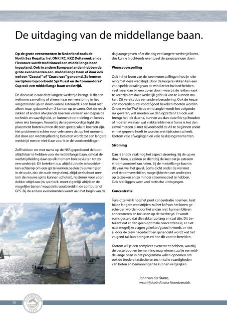 Nieuwsbrief Najaar 2012 - Noordzee Club