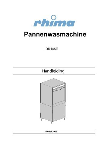 NDR145E Handleiding - Rhima