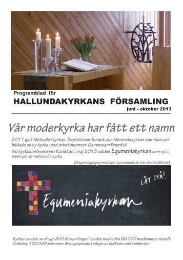 oktober 2013 (pdf) - Hallundakyrkan