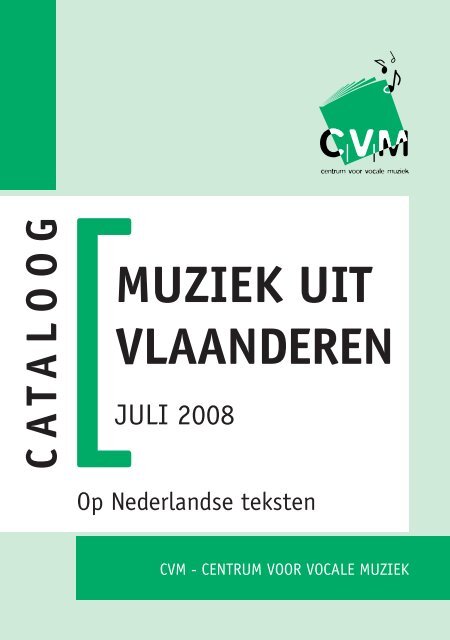 MUZIEK UIT VLAANDEREN - Koor & Stem