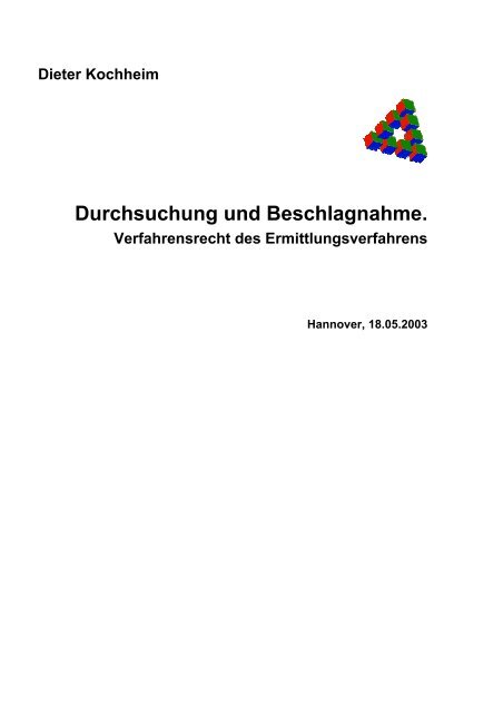 Durchsuchung und Beschlagnahme