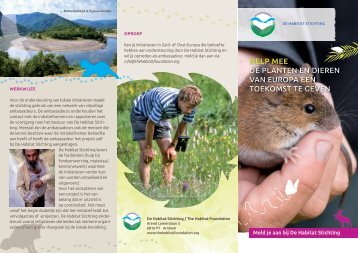 Download de folder - De Habitat Stichting