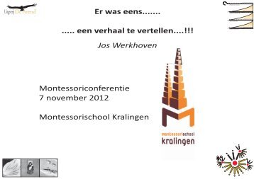 Montessoriconferentie Kralingen 07-11-2012 - Uitgeverij De Arend