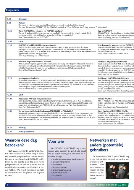 PROFInieuws - PROFIBUS – PROFINET – IO-Link