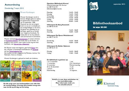 Aanbod 2de leerjaar