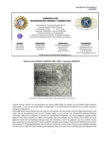 Download File - Kiwanis Waasmunster Friendly Connection