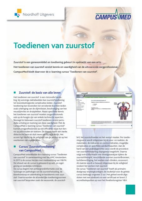 casus zuurstof toedienen