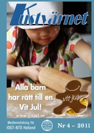 Nr 4 – 2011 Alla barn har rätt till en Vit Jul! - IOGT-NTO Halland