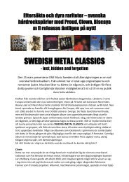 SWEDISH METAL CLASSICS