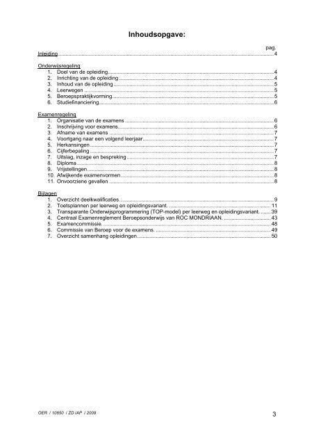 OER 10850 ondernemer-manager DH - ROC Mondriaan