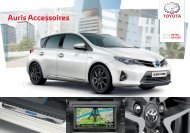 Auris accessoires brochure (belgische versie) - Toyota