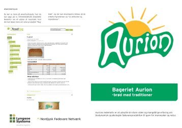 Bageriet Aurion - Nordjysk Fødevare Netværk