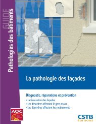 Pathologies des bâtiments - Boutique du CSTB