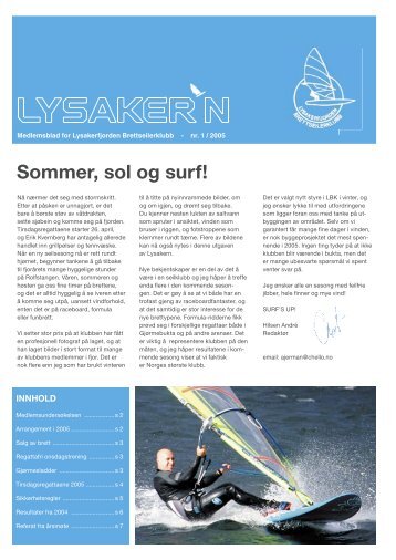 Les Lysaker'n 2005 her - Lysakerfjorden Brettseilerklubb