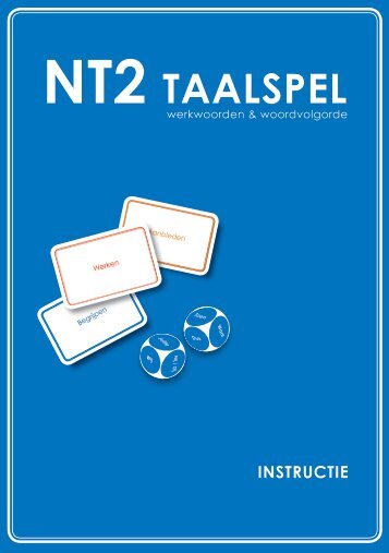 instructie nt2 taalspel - Taal in Oost