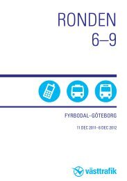 ronden 6–9 - Västtrafik