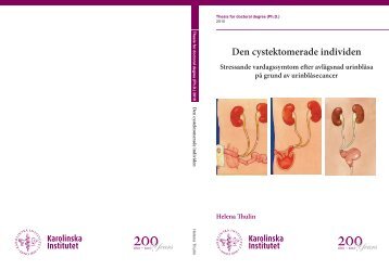 Den cystektomerade individen - Publikationer från Karolinska Institutet