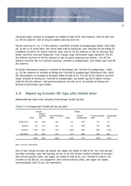 Støtte til handicapbiler efter Servicelovens § 114 - Ankestyrelsen