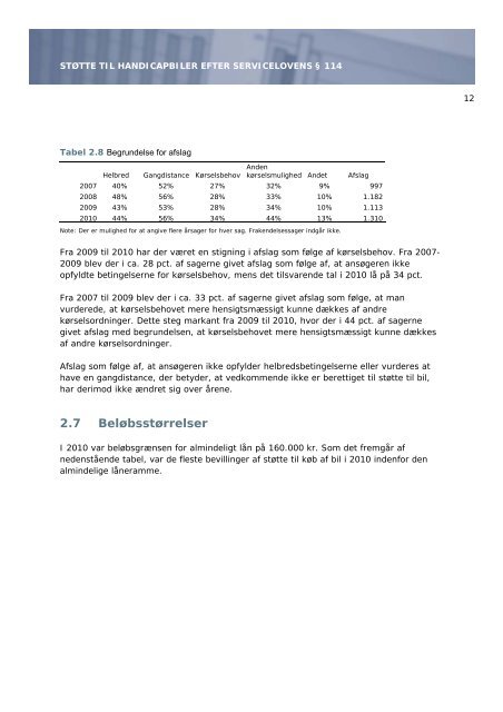 Støtte til handicapbiler efter Servicelovens § 114 - Ankestyrelsen