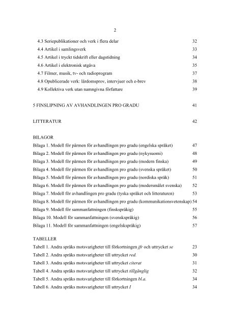 VASA UNIVERSITET Filosofiska fakulteten ... - Vaasan yliopisto