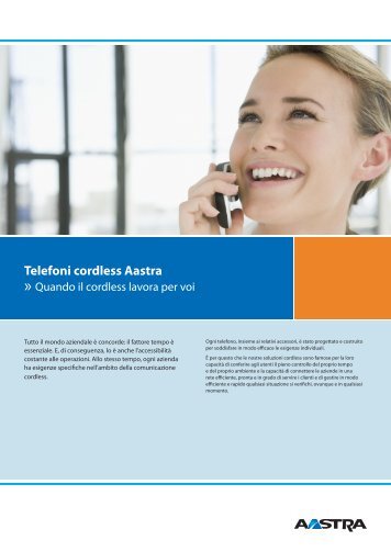 Telefoni cordless Aastra - Vikingitaly.net