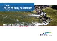 L'eau et les milieux aquatiques : Unité hydrographique de ... - LGV Est