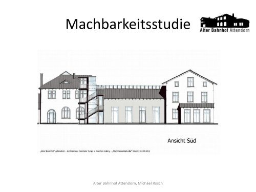 Präsentation der Infoveranstaltung Alter Bahnhof am ... - Attendorn