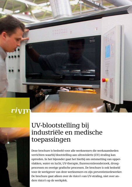 UV-blootstelling bij industriële en medische toepassingen