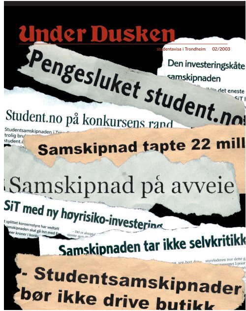studentavisa i Trondheim 02/2003 - Under Dusken