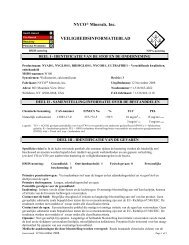 MSDS W100 Wollastoniet | VEILIGHEIDSINFORMATIEBLAD ... - Nyco