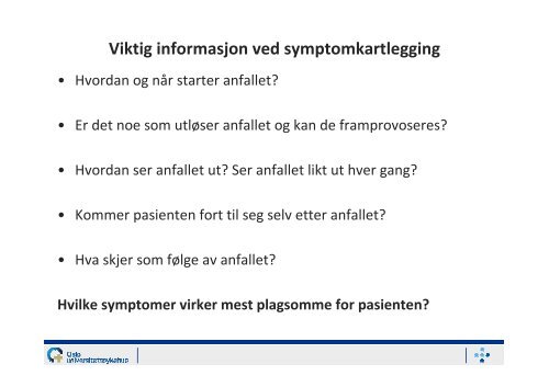 Er Det Epilepsi 2 - Oslo universitetssykehus