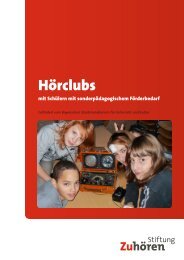 Hörclubs - Stiftung Zuhören